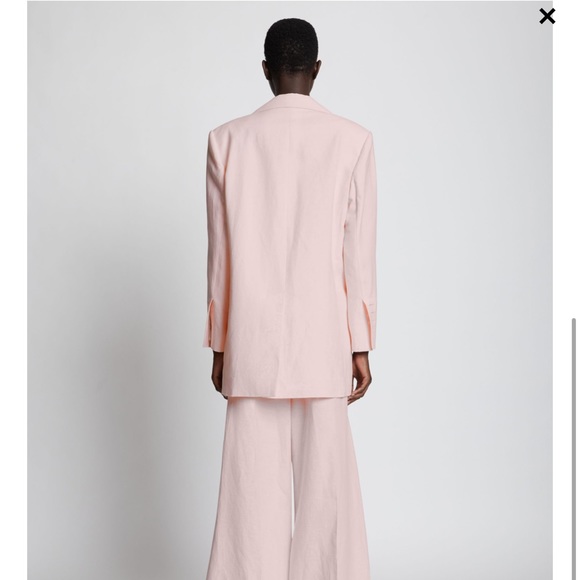 Proenza Schouler Pink Linen Blend Blazer - MSRP $2,000 - Picture 5 of 9
